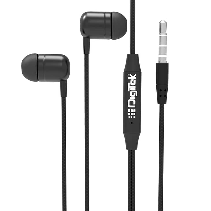 Digitek DE804 Stereo Wired Earphone with Mic