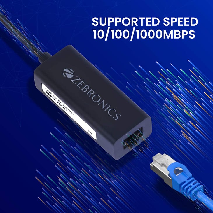 Zebronics Zeb-UTE101 USB LAN Adapter - Image 2