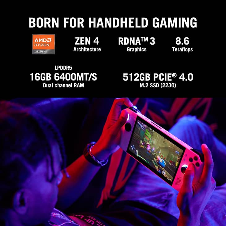 ASUS ROG Ally RC71L-NH001W Handheld Gaming Console - Image 3