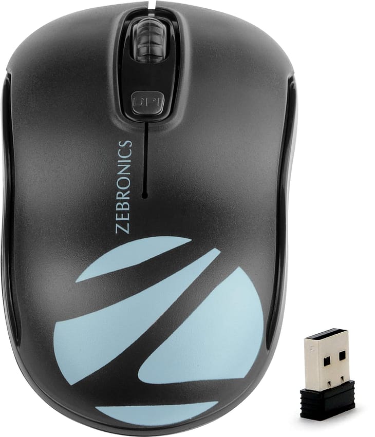 ZEBRONICS Zeb-Dash USB Wireless Optical Mouse